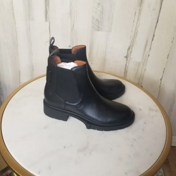 COACH Lyden Leather Bootie Black - Picture 7 of 7